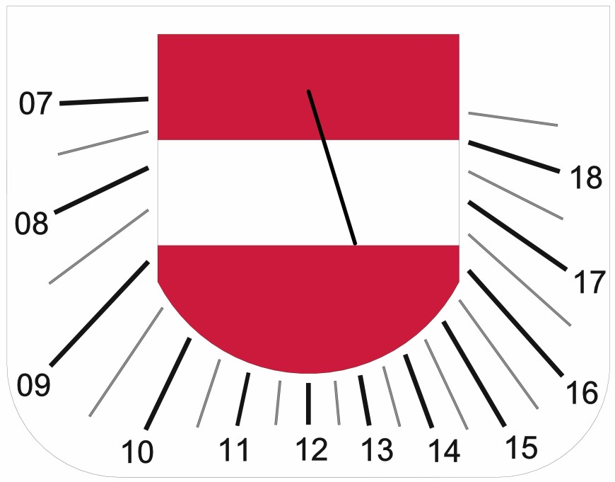 moderne Sonnenuhr